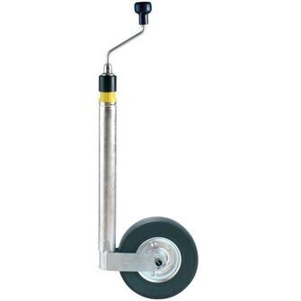 Næsehjul massivt gummihjul/stålfælg med vægtskala Ø48